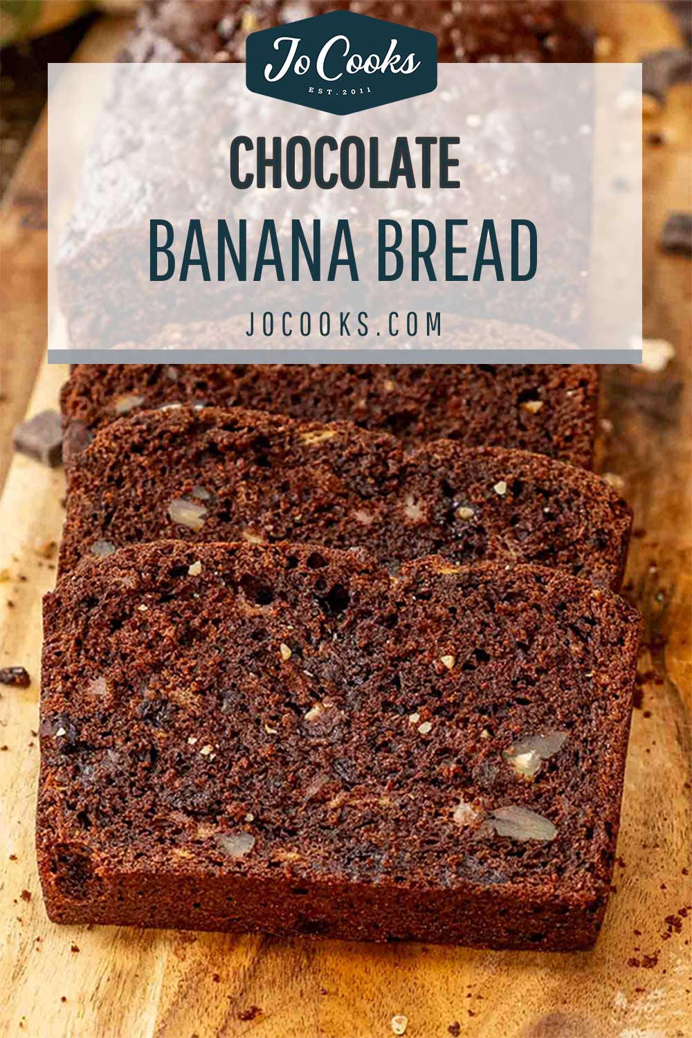 pin for chocolate banana bread.