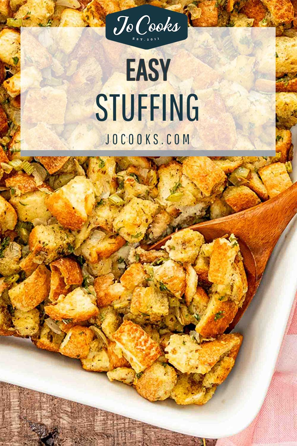 pin for easy stuffing.