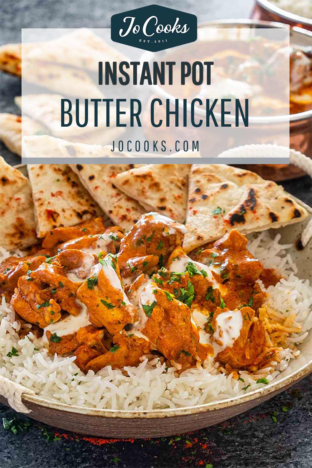 pin for instant pot butter chicken.